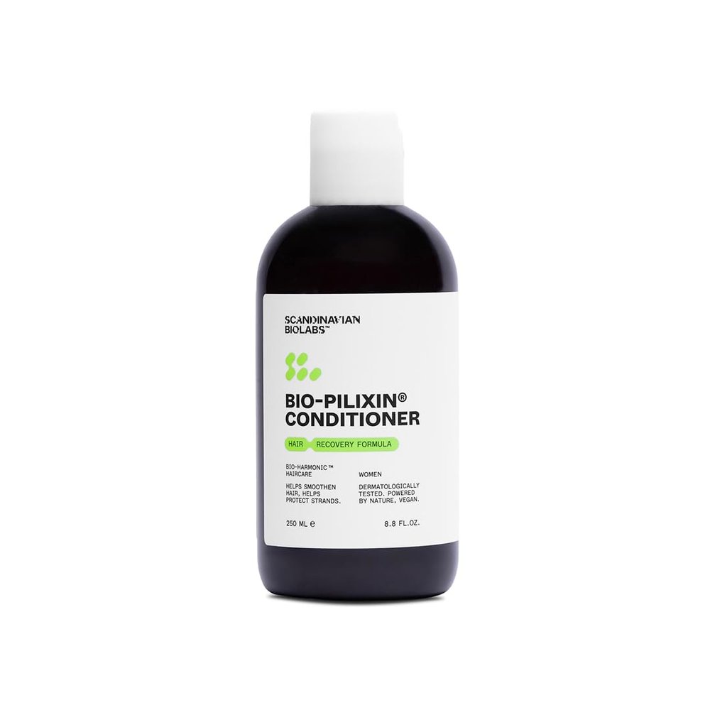 Scandinavian Biolabs Bio-Pilixin Conditioner For Women | Prevents Split & Damaged Ends, Restores Weak Hair, Supports Scalp Vitality, Dermatologically Tested, Made in Denmark, 250 mL/ 8.8 Oz