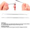2pcs Ingrown Toenail Tools Stainless Steel Nail Picker Dual Ends Nail File Toenail Cleaner Tools for Nail Salon Home view 4