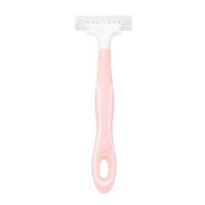 Portable Women Razors Stainless Steel Pink Manual Razors Safe Body Hair Removal Shaving Knife for Women