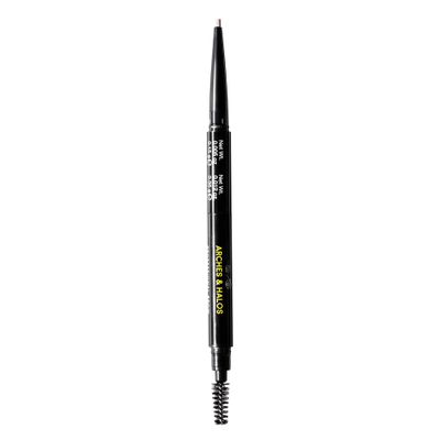 Arches & Halos 2-In-1 Defining Eyebrow Pencil And Powder - Shapes And Fills In Sparse Brows For Natural Look - Soft Textured Powder Formula - Dual Ended With Spoolie Brush - Sunny Blonde - 0.017 Oz