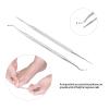 2pcs Ingrown Toenail File Lifter Professional Double Sided Stainless Steel Ingrown Toenail Cleaner Tool for Nail Salon Home view 3
