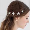 Personalized Fashion Hair Accessories Headdress U-clip Starfish Bride Hair Insert Dish Hair Device U-pin Rhinestone Alloy Hairpin Set (6 PCS) view 1