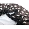 Reusable Women's Waterproof Shower Caps for Long Hair, Smoky Dots view 4