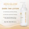 Dark Self Tanning Lotion for Face & Body - Hydrating Sunless Tanner for a Natural, Streak-Free Olive with Vitamin E, C & Aloe - Fast-Drying Dark Self Tanner for Sensitive, Fair & Pale Skin - 8 fl oz view 3