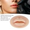 3D Silicone Lips, Makeup Kit for Lip Training, Real Skin Touch Feeling Fake Lips for Semi Permanent Make Up Practice(Dark Skin) view 4