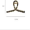 New Women Geometric Big Metal Hair Claws Sweet Headband Hair Clip Hairpin Fashion Hair Accessories (Color : Pink) view 2