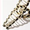 New Women Geometric Big Metal Hair Claws Sweet Headband Hair Clip Hairpin Fashion Hair Accessories (Color : Pink) view 3