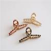 New Women Geometric Big Metal Hair Claws Sweet Headband Hair Clip Hairpin Fashion Hair Accessories (Color : Pink) view 4