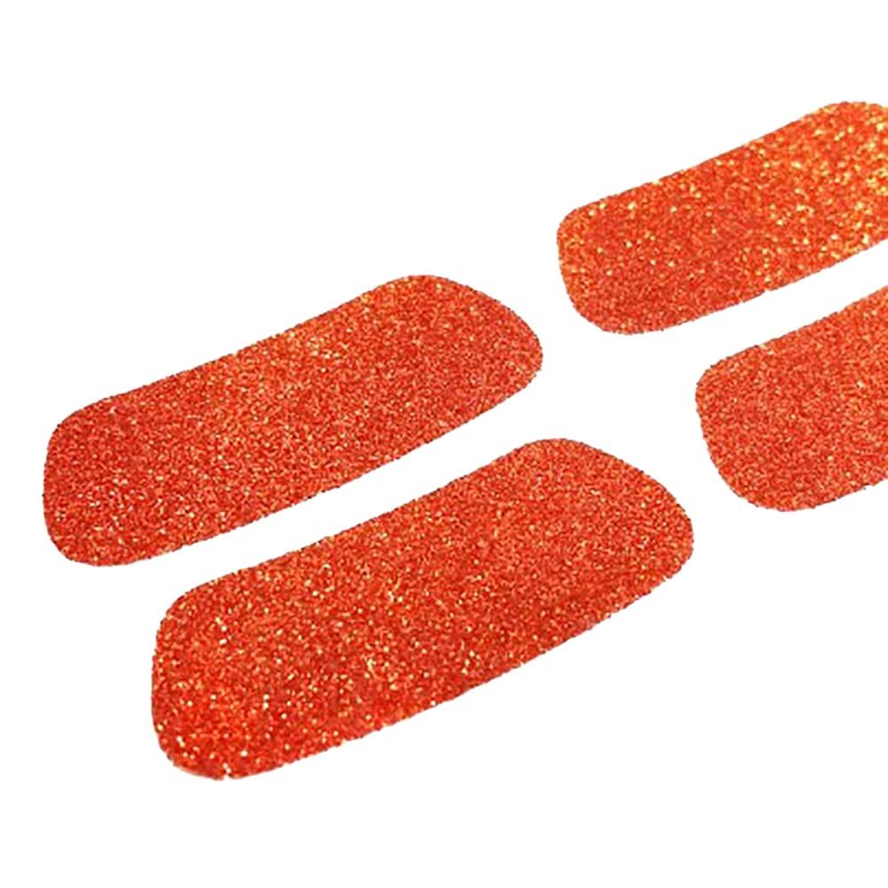 Anderson's Solid Orange Glitter EyeBlacks, 4 Pairs per Package, Wearables, Tattoos, Cheek Cheers, Fan Gear, Sports Fan Gear,School Spirit, Football Cheerleader Accessories, Homecoming
