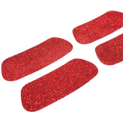 Anderson's Solid Red Glitter EyeBlacks, 4 Pairs per Package, Wearables, Tattoos, Cheek Cheers, Fan Gear, Sports Fan Gear,School Spirit, Football Cheerleader Accessories, Homecoming