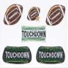 Anderson's Football and Touchdown Glitter EyeBlacks and Body Decals, 12 per Package, Tattoos, Cheek Cheers, Fan Gear, Sports Fan Gear,School Spirit, Football Cheerleader Accessories, Homecoming view 1
