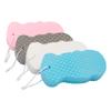 BESOBELLA Exfoliating Sponges (4 pcs) - Super Soft Exfoliating Bath Shower Sponge - Removes Dead Skin and Impurities from Body - Great for Adults and Children - Pink & Blue & White & Gray view 1