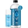 Magnesium Oil for Muscle Recovery Bath Soak and Foot Soak & Magnesium Lotion - Alternative to Magnesium Bath Flakes or Epsom Salts (2 Pack Bundle) view 1