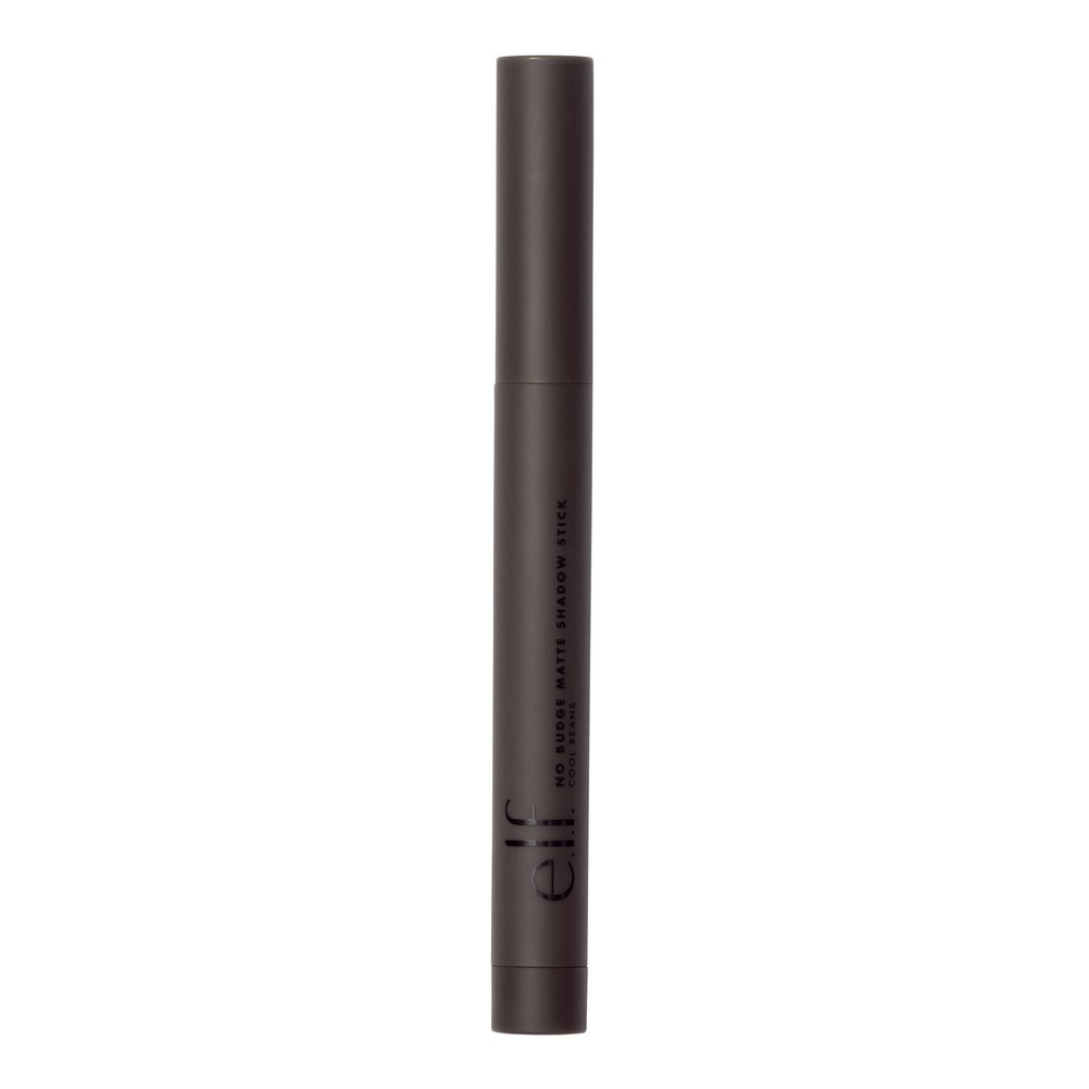 e.l.f. No Budge Matte Shadow Stick, One-Swipe Cream Eyeshadow Stick, Long-Wear & Crease Resistant, Matte Finish, Vegan & Cruelty-Free, Cool Beans