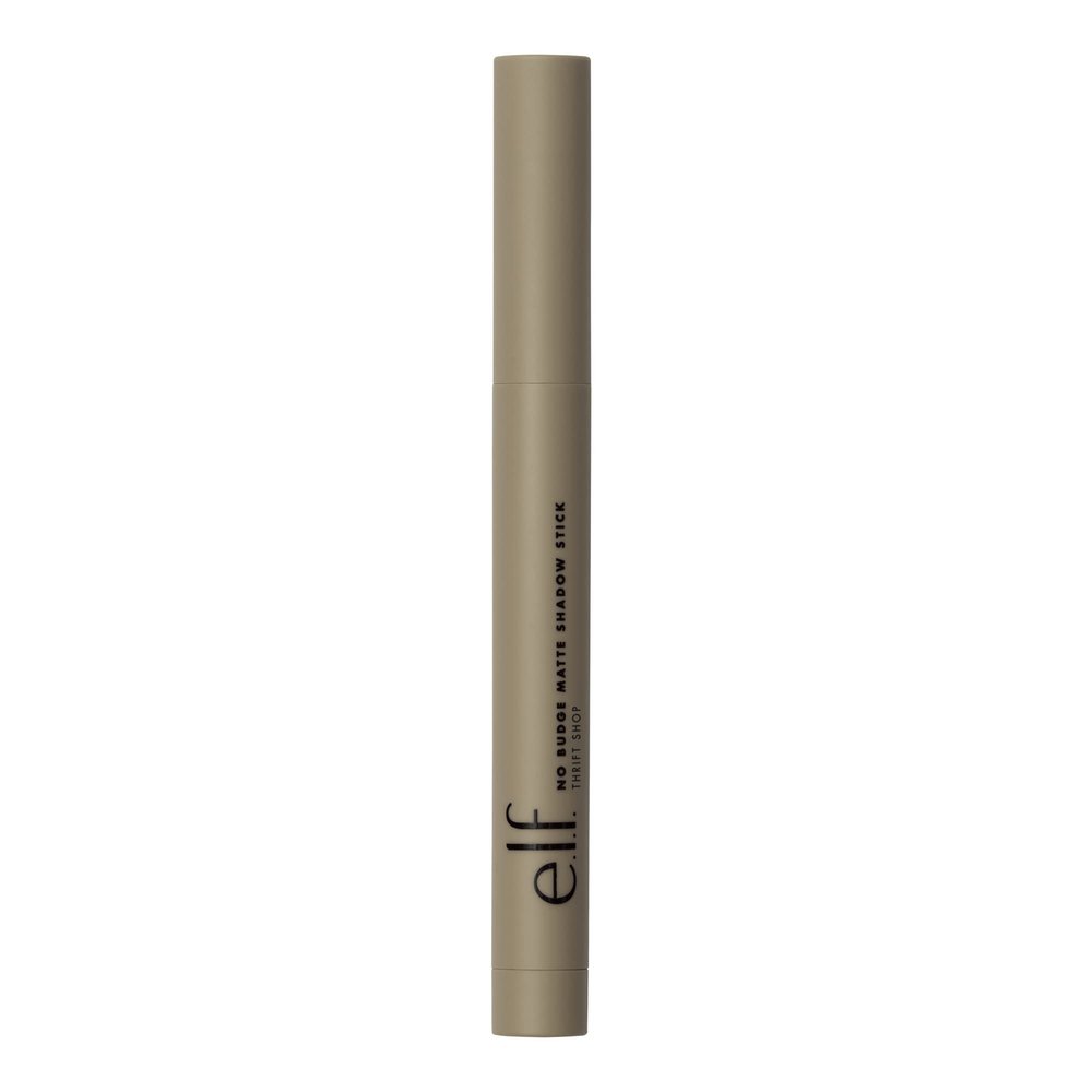 e.l.f. No Budge Matte Shadow Stick, One-Swipe Cream Eyeshadow Stick, Long-Wear & Crease Resistant, Matte Finish, Vegan & Cruelty-Free, Trift Shop