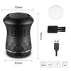 HMTE Electric Callus Remover - Portable Dead Skin Foot File, USB Charging Foot Grinder with Vacum Cleaner, Dual Speed Foot Grinder Cordless for Cracked Heels,White (Black) view 4