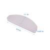 20 PCs Nail Buffers, Double Sided Nail Files Buffer Blocks 100/180 Grit Portable Washable Sanding Buffing File Arc Shape (Grey) view 2
