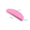 20 PCs Nail Buffers, Double Sided Nail Files Buffer Blocks 100/180 Grit Portable Washable Sanding Buffing File Arc Shape (Pink) view 4