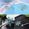 12 Pcs Bobby Pins Christmas Snowflake Hair Clips Wedding Hair Pins Bridal Hair Accessories Hair Buckle Barrettes for Girls Women view 2