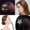 12 Pcs Bobby Pins Christmas Snowflake Hair Clips Wedding Hair Pins Bridal Hair Accessories Hair Buckle Barrettes for Girls Women view 3