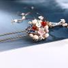 Retro Chinese Hairpins Clips Pearls Hair Sticks Flower Headpieces for Women Dress Hair Decor Jewelry Accessories view 2