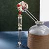 Retro Chinese Hairpins Clips Pearls Hair Sticks Flower Headpieces for Women Dress Hair Decor Jewelry Accessories view 4