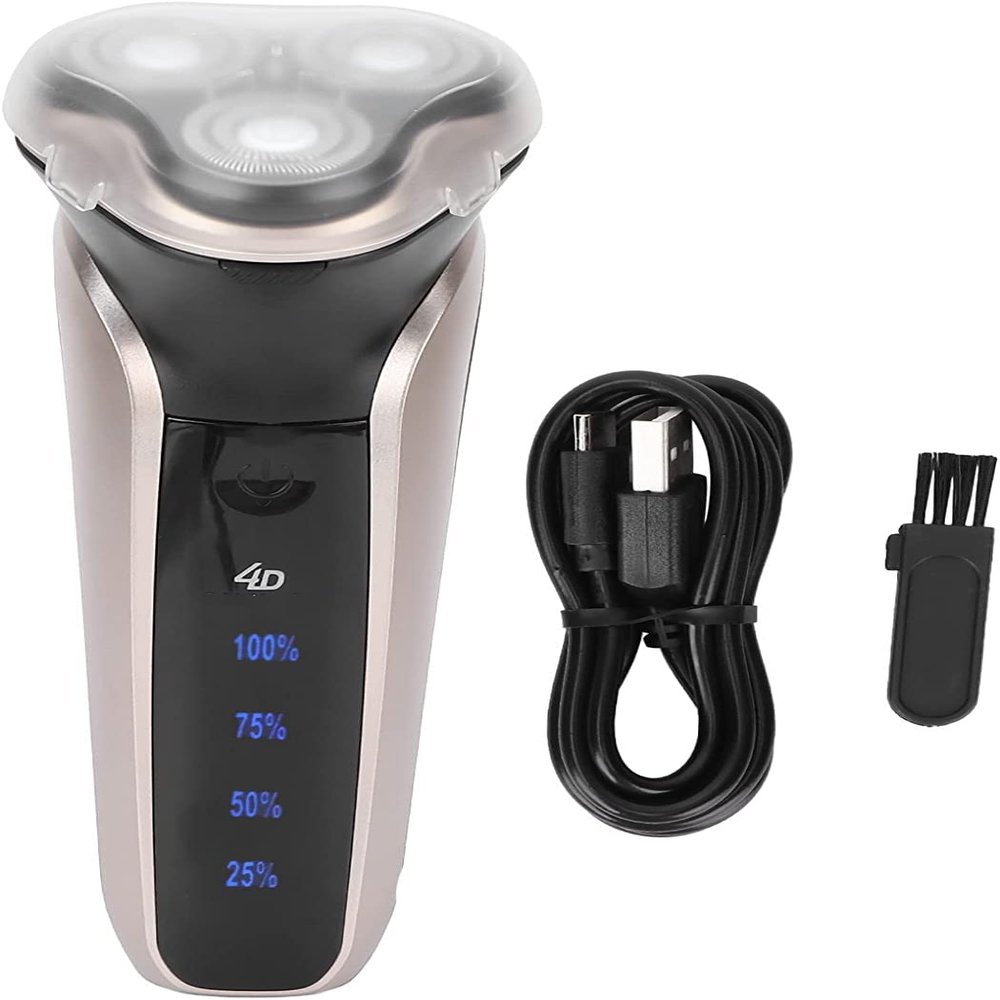 JYYBN Electric Shaver, Beard Trimmer, Floating Intelligent Digital Display System for The Shave Electric Shaver Rechargeable Beard Trimmer with Digital Display
