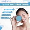 michael marcus Makeup Cake Eye Liner (Twinkle) - Water Activated Dry Pressed, Long-Lasting, Vibrant Color & Smudge Resistant Eyeliner - Cruelty & Paraben Free - For Beginner & Pro Makeup Artist view 2