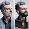 Black Beard Coloring for Men - Instant Darkening Shampoo for Beard, Mustache, Sideburns, and Facial Hair (10 Pack) view 2