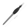 12 Pack Fingernail Files, Metal Nail Files for Natural Nails Stainless Steel 6.8 Inch Nail File with Sharp Pointed Tip Non Slip Handle, Finger Nail Filers for Women Sapphire Grit Sword Diamond view 2