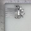 Faship Gorgeous Dark Blue Rhinestone Crystal Floral Hair Comb view 4