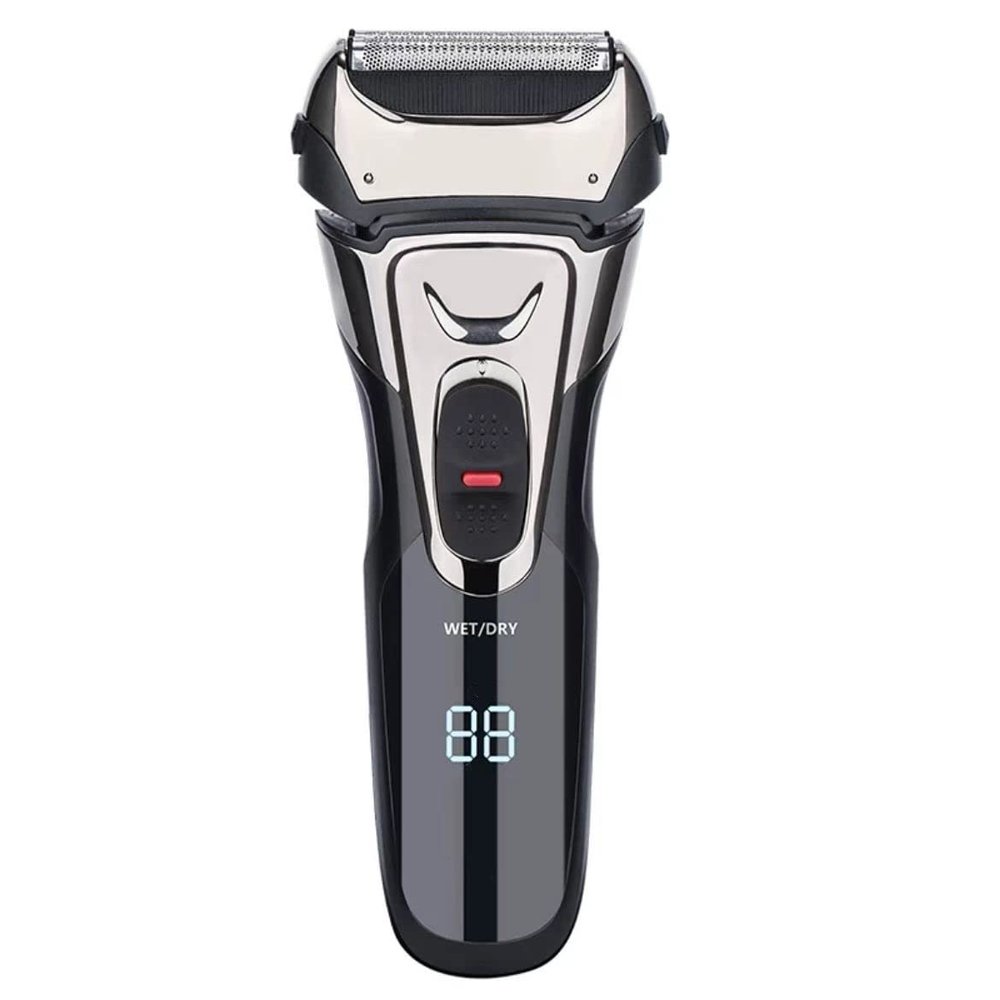 JYYBN Foil Shavers for Men, Cordless Men's Electric Razor, Wet & Dry Face Close Shave for Men with Pop-up Trimmer, Waterproof USB Rechargeable for Travel