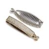Banana Clips Hair for Thick Hair,Rhinestone Acrylic Pins Claw Clip Barrette Volumizing Hair Clips for Women Girl Hair Jewelry Accessories (Gold+silver) view 2