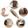 Banana Clips Hair for Thick Hair,Rhinestone Acrylic Pins Claw Clip Barrette Volumizing Hair Clips for Women Girl Hair Jewelry Accessories (Gold+silver) view 3