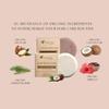 Hydrating Coconut Shampoo and Conditioner bar set, Organic Ingredients, All Hair Types, Sulfate-Free, Cruelty-Free & Vegan. One 3 ounce and one 2.3 ounce bars (Coconut) view 3