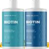 Rosemary Biotin Shampoo and Conditioner Set - Volumizing Shampoo and Conditioner for Thinning Hair for Women & Men with Nourishing B Vitamins - Color Safe Sulfate Paraben & Silicone Free (16 Fl Oz) view 1