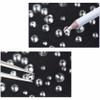 Crystal Flatback Rhinestones 3150Pcs, Nail Gems, Nail Art Decoration Glass Crystal Diamonds Craft, Gems Stones for clothes shoes bags DIY, Picking Pen/Tweezers kit(7 Sizes-crystal) HINABTRU view 4