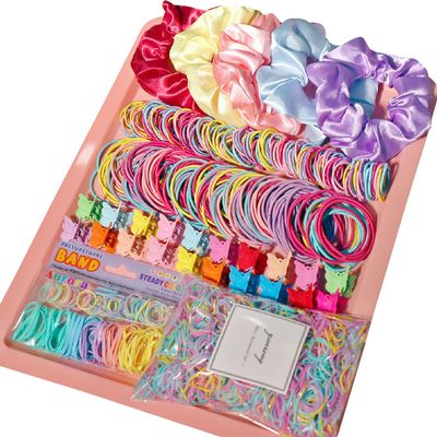 YANRONG Multicolor Hair Ties For Women Girls,Elastic Ponytail Holders Rubber Band For Thick Hair & Thin Hair Fashion Hair Accessories Set2335PCS