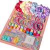 YANRONG Multicolor Hair Ties For Women Girls,Elastic Ponytail Holders Rubber Band For Thick Hair & Thin Hair Fashion Hair Accessories Set2335PCS view 1
