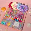 YANRONG Multicolor Hair Ties For Women Girls,Elastic Ponytail Holders Rubber Band For Thick Hair & Thin Hair Fashion Hair Accessories Set2335PCS view 2