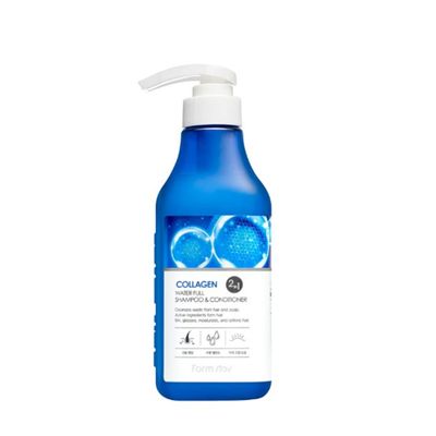 FARMSTAY Collagen Water Full Shampoo & Conditioner, 2in1 (530ml)
