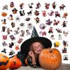 156 PCS Halloween Temporary Tattoos for Kids in 52 Unique Designs - 2 Inch Bulk Halloween Assorted Waterproof Fake Pumpkin Temp Tattoo Sticker for Boys Girls Goody Bag Stuffers Prizes Party Favors view 2
