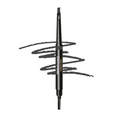 Gentlehomme Men's Brow Pencil - 2-in-1 Brow Brush & Lead Pencil - Shape, Define & Fill In Eyebrows - Ultra-Thin - Long-Lasting Color - Vegan - Gray