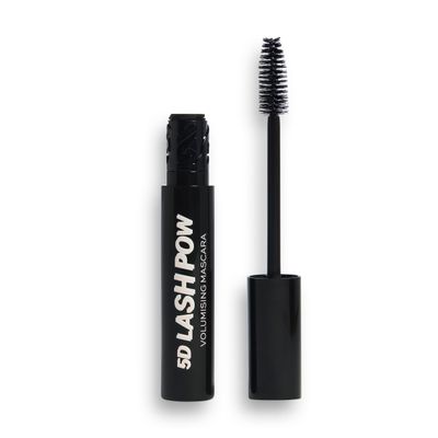 Revolution, 5D Lash Pow Mascara, Lengthening & Volumizing Effect, Thickening Black Formula, Vegan & Cruelty-Free, 0.41 fl oz
