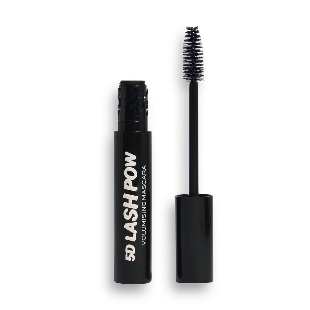 Revolution, 5D Lash Pow Mascara, Lengthening & Volumizing Effect, Thickening Black Formula, Vegan & Cruelty-Free, 0.41 fl oz