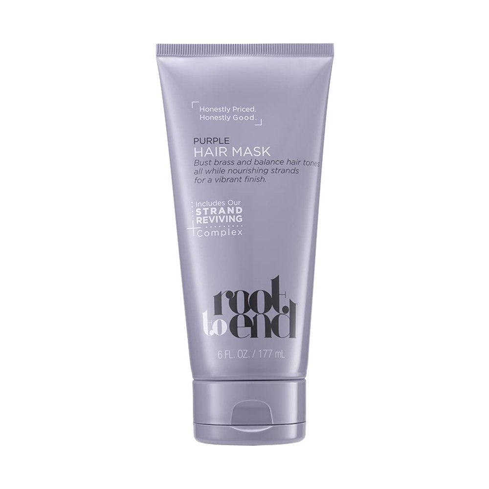 Root Purple Hair Mask Strand Reviving 6 fl oz Cruelty Free Vegan NO SLS/SLES, Parabens/Phthalates, Silicic Acid or Mineral Oils