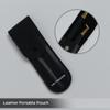 2pcs Black Straight and L-Shaped (Boot) Gold Pointed Eyelash Tweezers for Lash Extension - Stainless Steel Precision Tweezers for Volume and Classic Lashes - False Eyelash Extension Kit. view 4