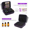 Canboc 30 Essential Oil Storage Holder Organizer Carrying Case - Holds 5ml 10ml 15ml Bottles for Young Living Oils - Travel Bag With Labels & Opener, Black view 2
