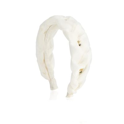 moisture Hair Band Tulle Headband, High-end Headband, Ladies Perfume Headband, Princess Style Headband, Fashionable and Elegant Headband, Hair Curlers Suitable for All Women Scrunchies (Color : A)