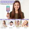Hair Brushes for Women 2 Pack, HIPPIH Detangler Hair brush for Adult & Kids Wet or Dry Hair, Boar Bristle Hair Brush Getting Knots Out without Pain Adds Shine and Makes Hair Smooth view 4